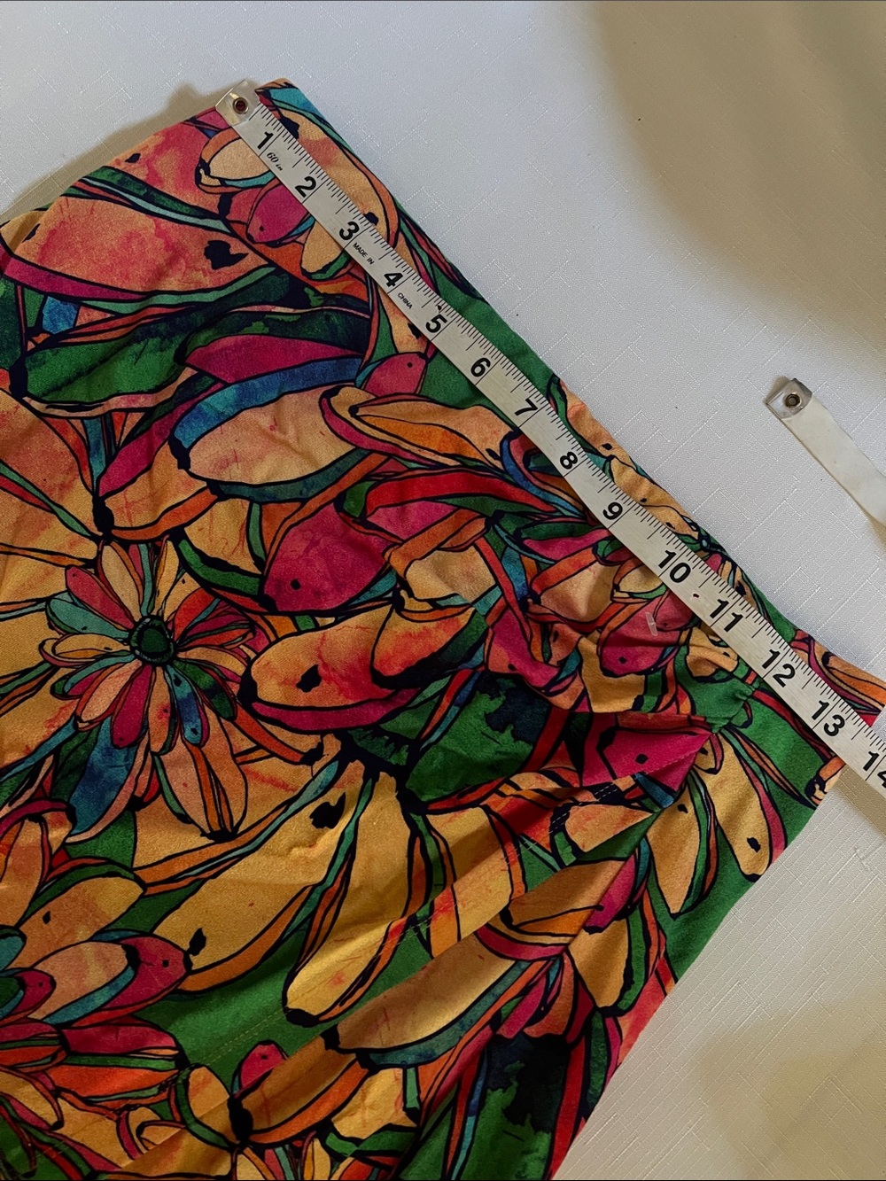 Farm Rio - getaway fruit print faux wrap midi skirt small - Picture 6 of 9